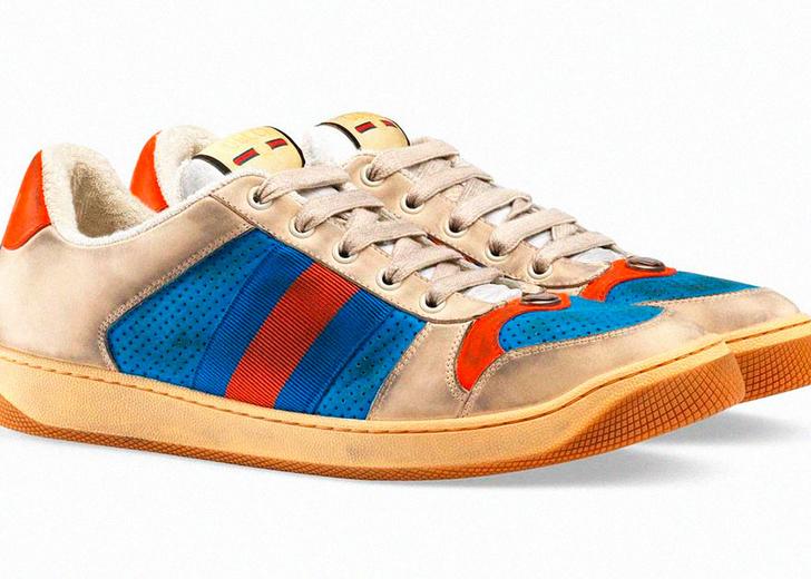 Gucci продает «грязные» кроссовки за 870 долларов