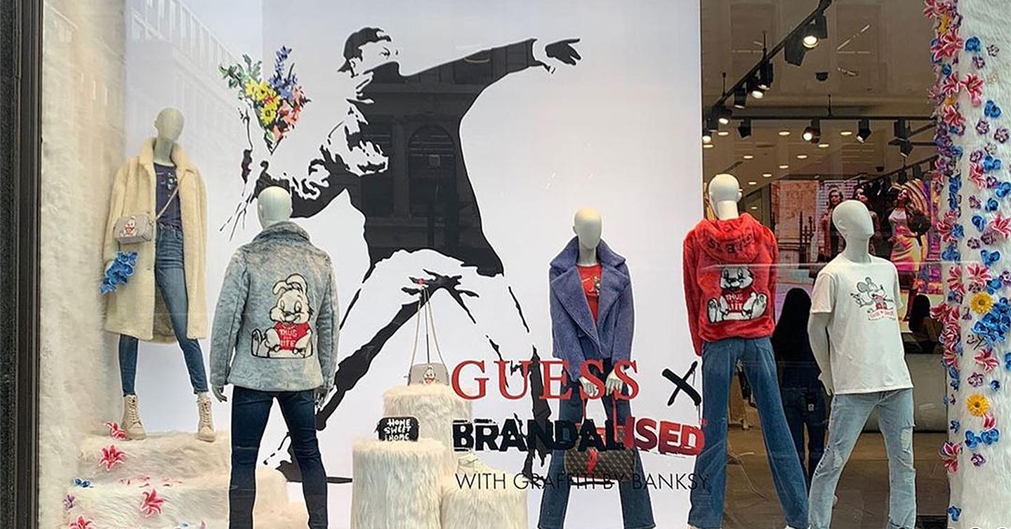 Banksy звинуватив бренд Guess у крадіжці його робіт