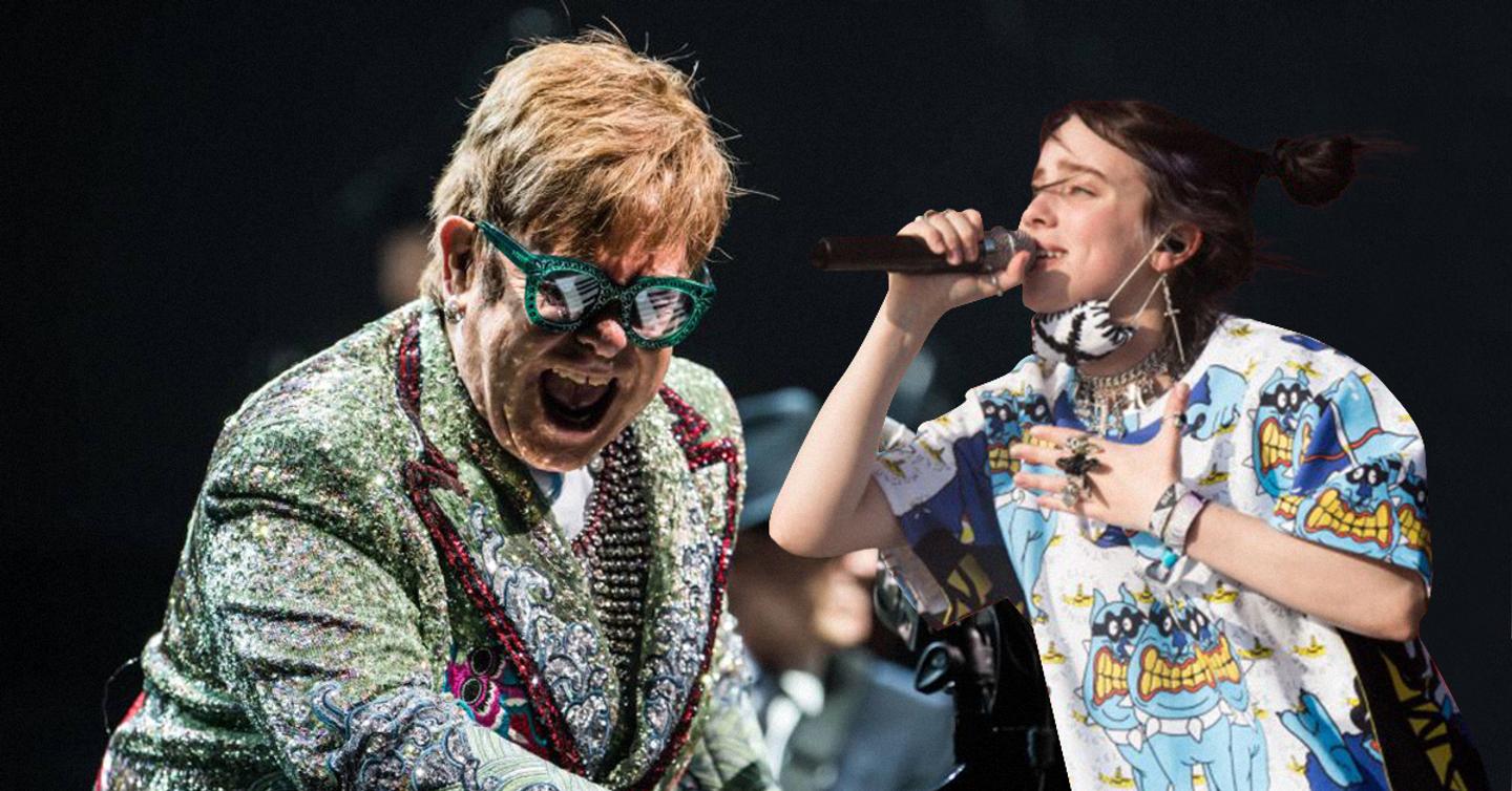 Elton John on Billie Eilish-dtf-magazine Элтон Джон проведет онлайн-концерт. На нем выступят Билли Айлиш и Alicia Keys