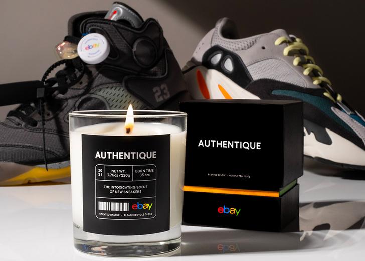 Authentique-Candle-dtf-magazine eBay выпустил свечу с запахом новых кроссовок