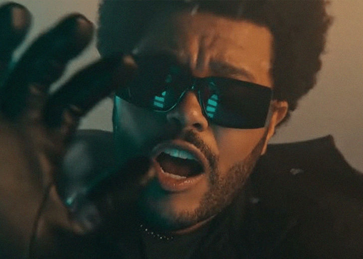 Кадр з кліпу The Weeknd Dancing In The Flames