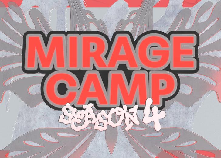 Айдентика четвертого сезону музично-освітнього кемпу Mirage Camp від DTF Magazine