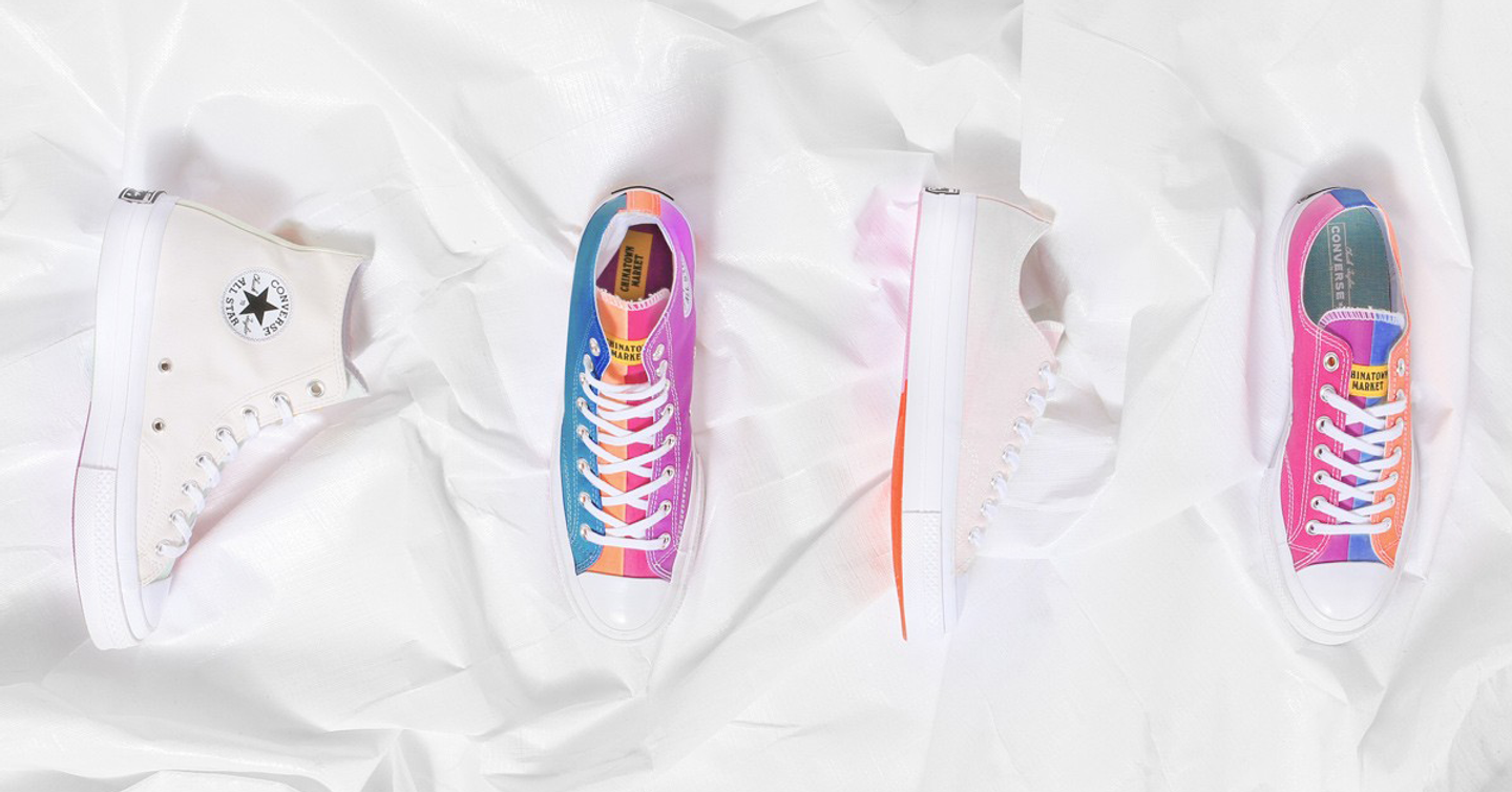 Новые кеды Converse и Chinatown Market меняют цвет на солнце