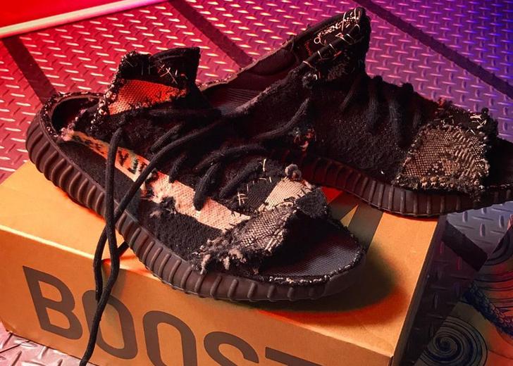 Такаси Мураками переделал кроссовки Yeezy в сандалии