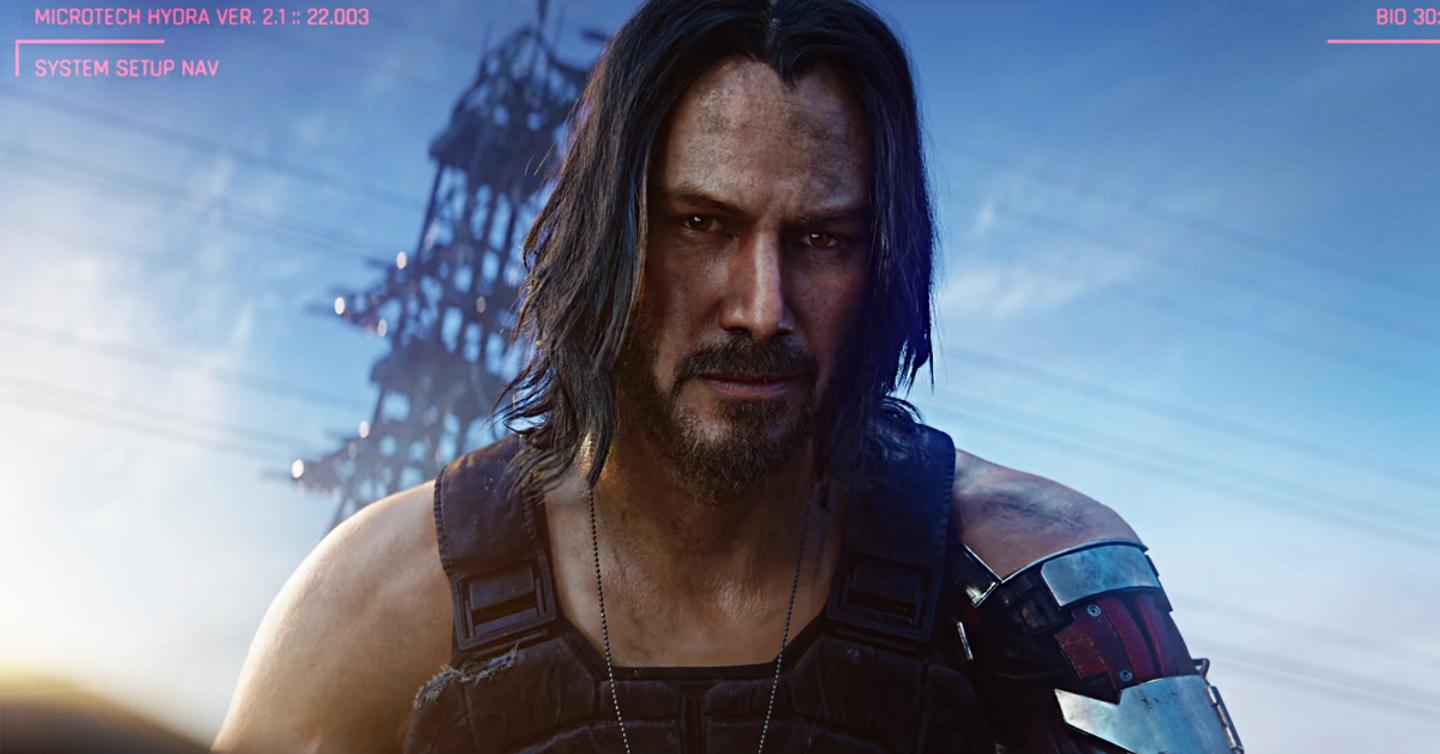 Киану Ривз сыграл киборга в видеоигре Cyberpunk 2077