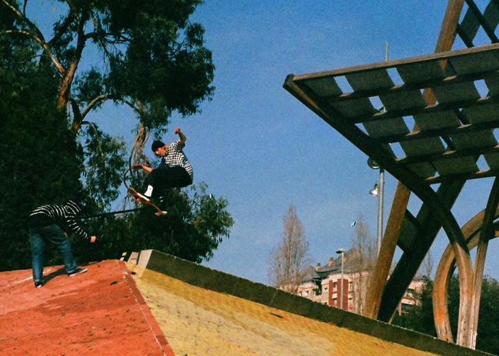 Ukrainian skateboarder Vlad Pirat