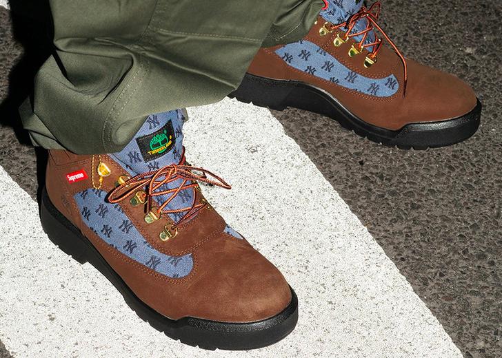 Первый взгляд: Тройная коллаборация Supreme, Timberland и «Нью-Йорк Янкис»
