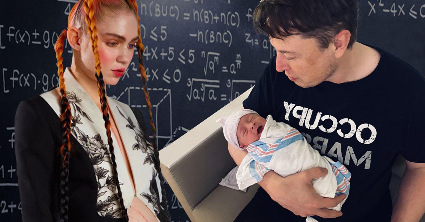 elon-grimes-dtf-magazine Grimes и Илон Маск назвали ребенка X Æ A-12. Что это вообще значит?
