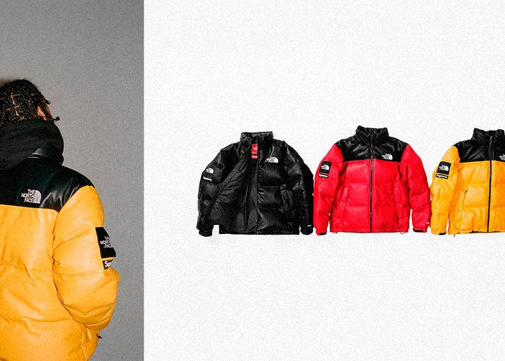 Кожаные вещи в коллаборации Supreme x The North Face