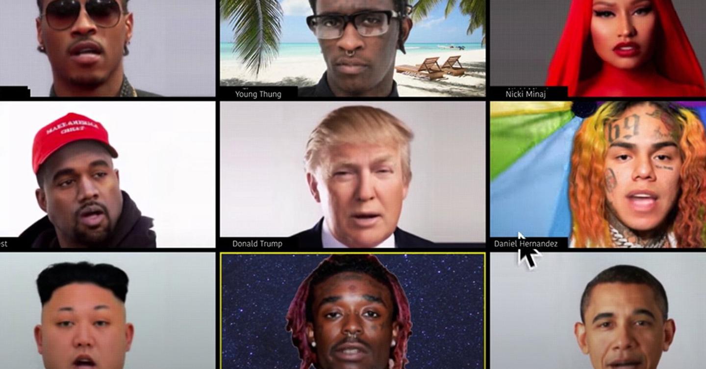 Lil Uzi Vert выпустил клип с Трампом, Обамой, Ким Чен Ыном и 6ix9ine
