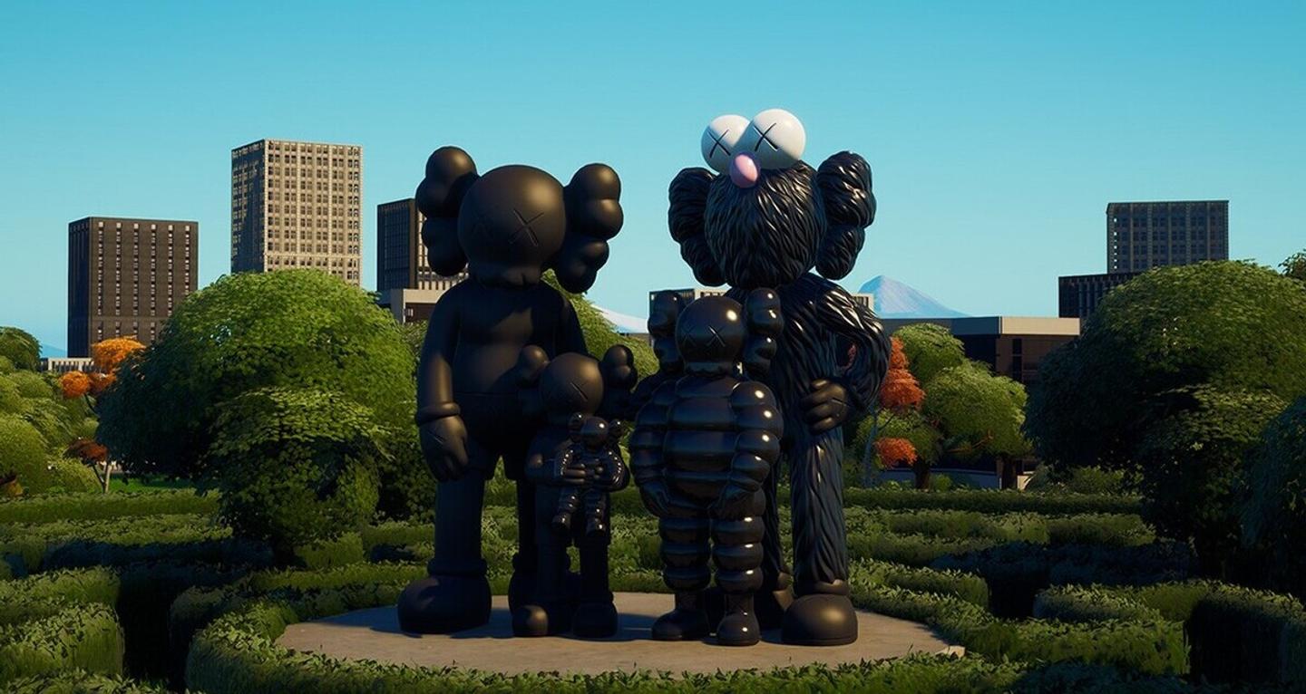 kaws dtf magazine Как выглядит выставка Kaws в лондонской галерее Serpentine. Ее также можно увидеть в Fornite