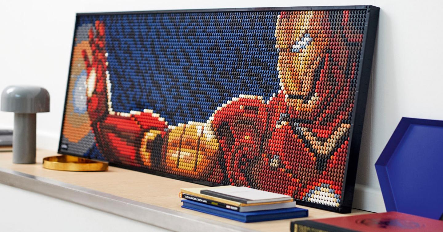 Lego выпустит наборы с портретами Дарта Вейдера и Железного Человека