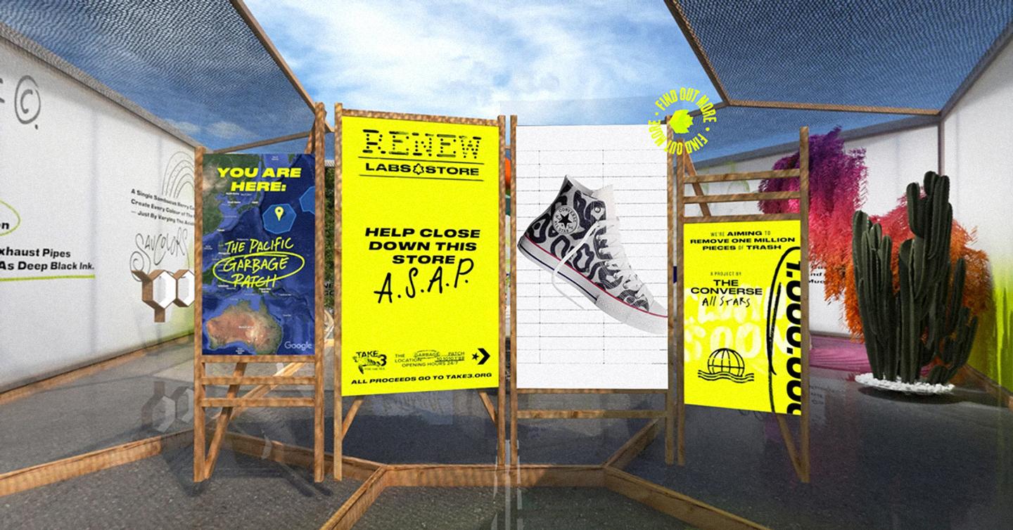 renewlabs-dtf-magazine Converse открыл виртуальный магазин на острове из мусора