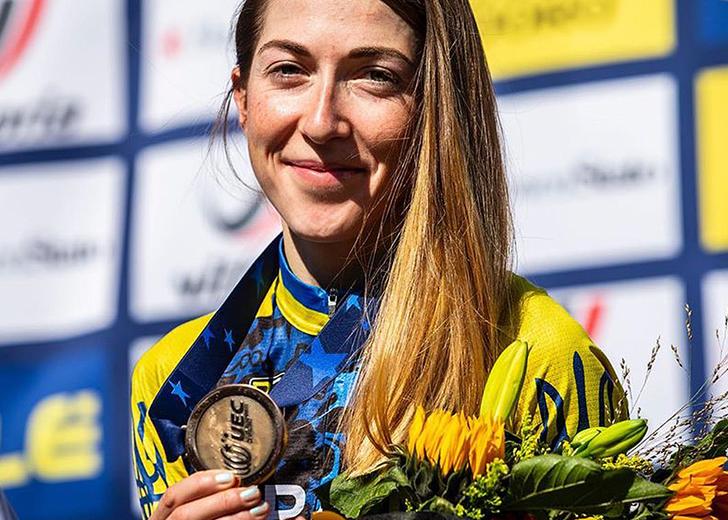 Украинка выиграла бронзовую медаль чемпионата Европы по маунтинбайку