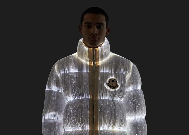 Moncler та Palm Angels створили куртку, що світиться