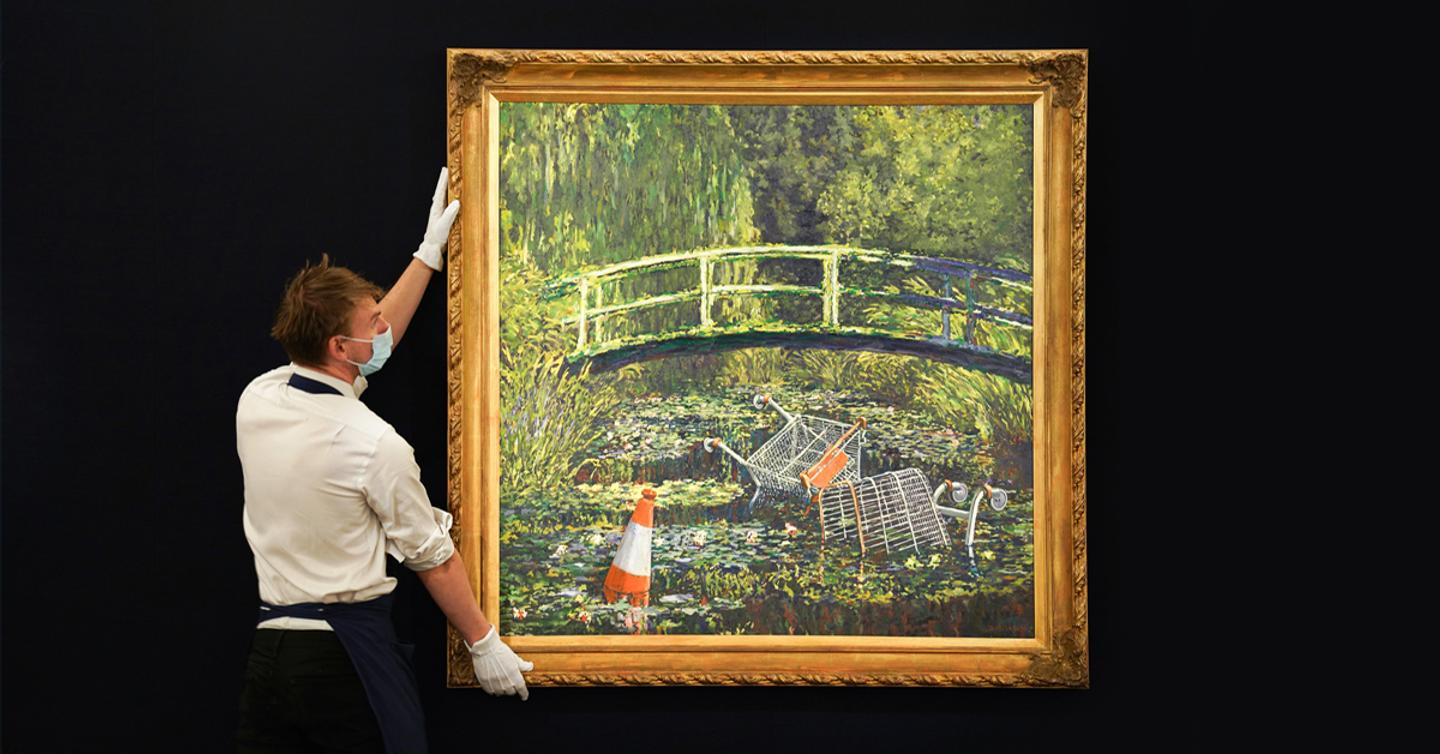 banksy-dtf-magazine (2) Sotheby's снова продает картину Бэнкси. Стартовая цена — $3,8 миллиона