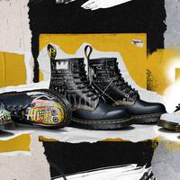 Dr. Martens выпустил ботинки с работами Жана-Мишеля Баскии