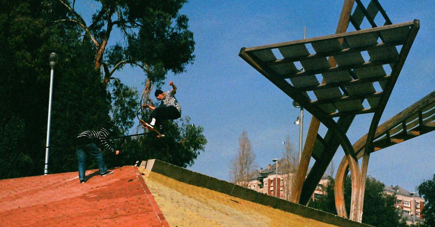 Ukrainian skateboarder Vlad Pirat