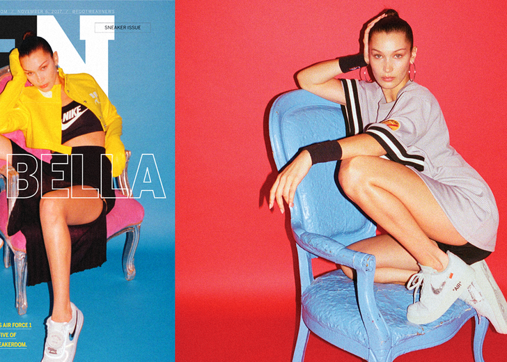 «Air Bella». Белла Хадид снялась для юбилейной коллекции Nike Air Force 1