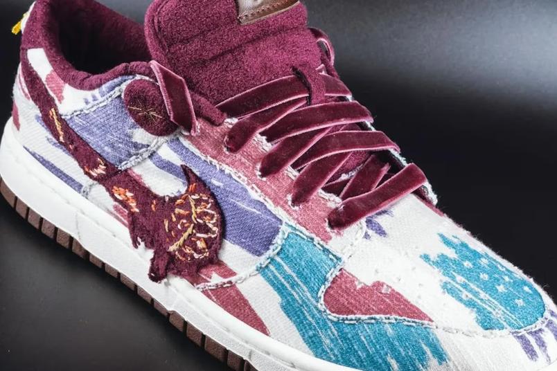 Вишиті квіти на логотипі Nike з колаборації з Тімоті Шаламе