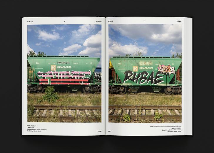 Ukrainian graffiti artist RUBAE released a book