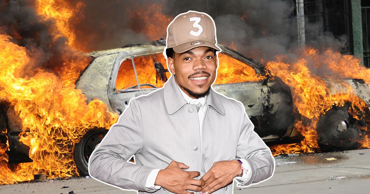 Chance the Rapper спас человека из горящей машины