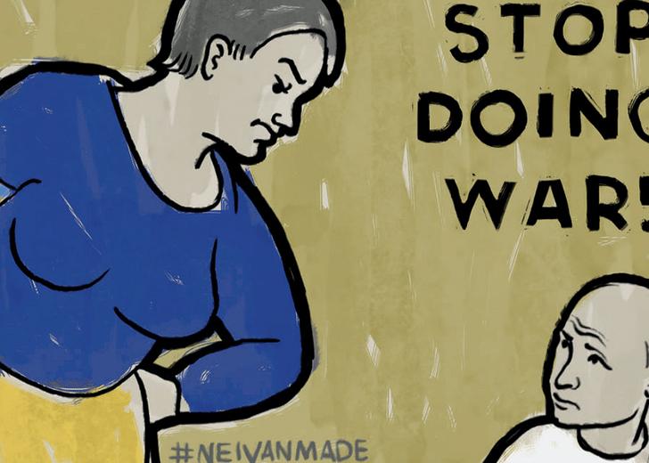Ukrainian artists launched a campaign to inform about the war in Ukraine