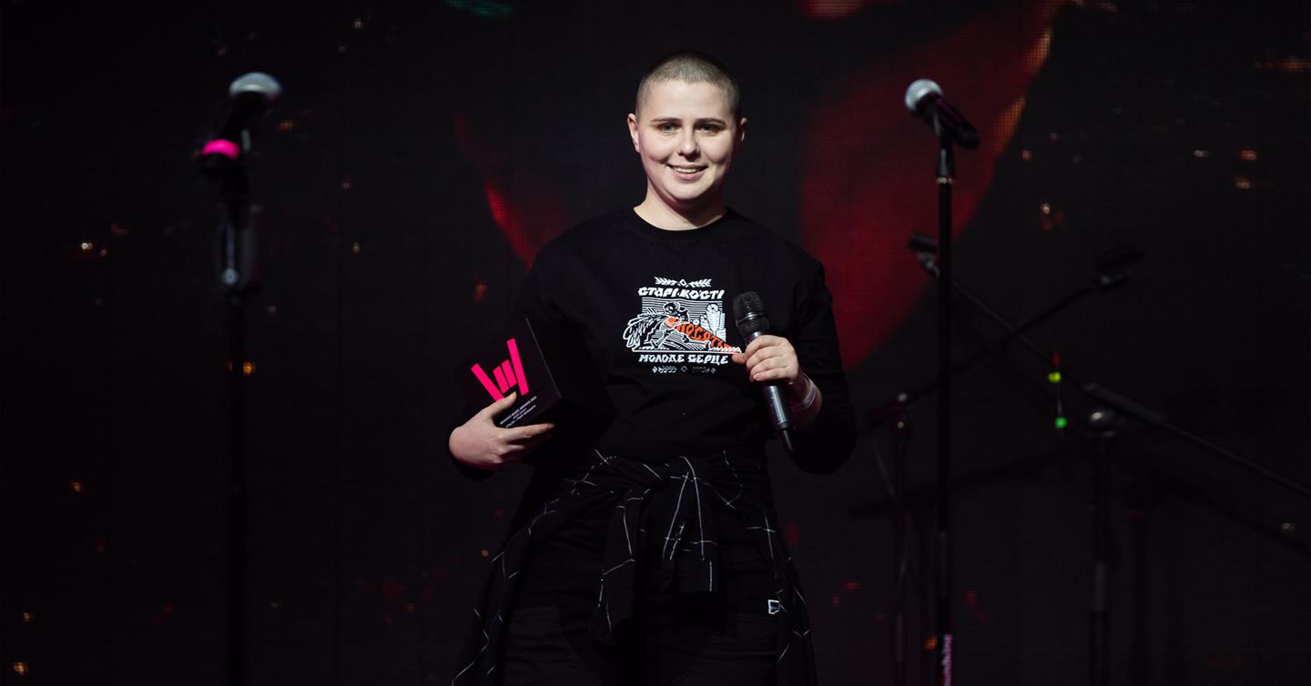 Співачка СТАСІК на премії MEGOGO MUSIC AWARDS 2023