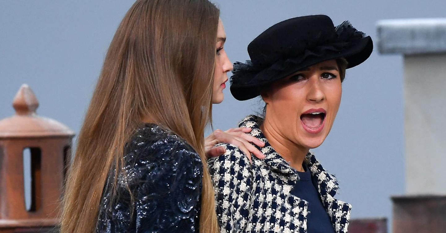 chanel-prank-dtf-magazine Пранкер вышла на подиум на показе Chanel. Ее остановила Джиджи Хадид