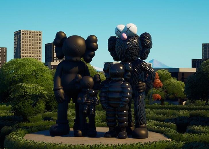 kaws dtf magazine Как выглядит выставка Kaws в лондонской галерее Serpentine. Ее также можно увидеть в Fornite