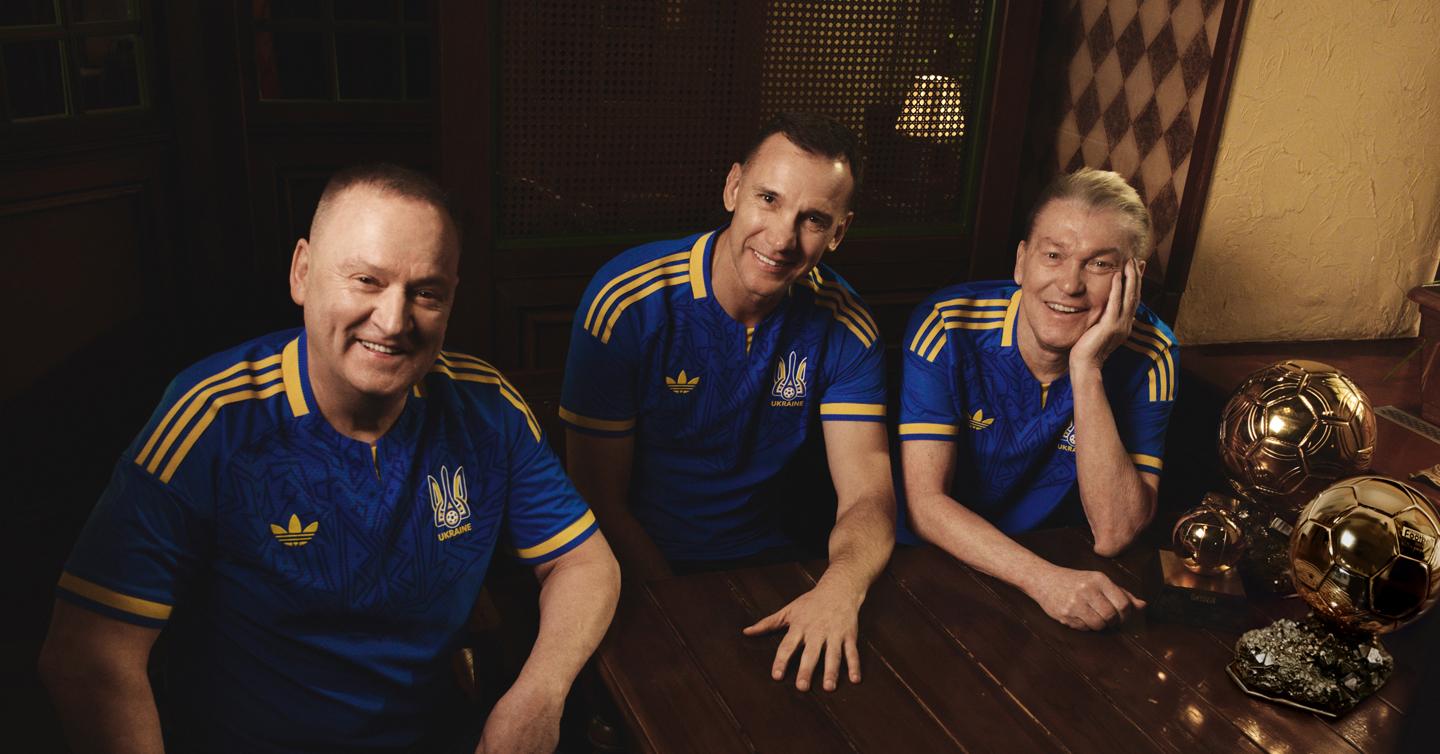 Блохін, Бєланов та Шевченко у кампанії adidas