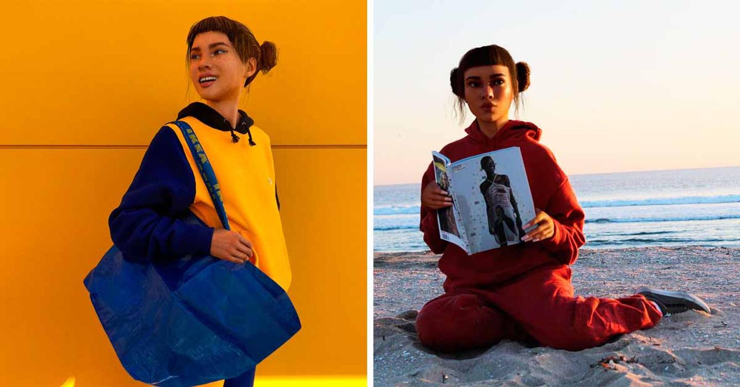Знакомьтесь c виртуальным инфлюенсером Lil Miquela