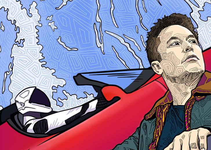 elon-mask-dtf-magazine (2) Смотрите комиксы по мотивам твитов Илона Маска. Их выпустят в виде раскраски