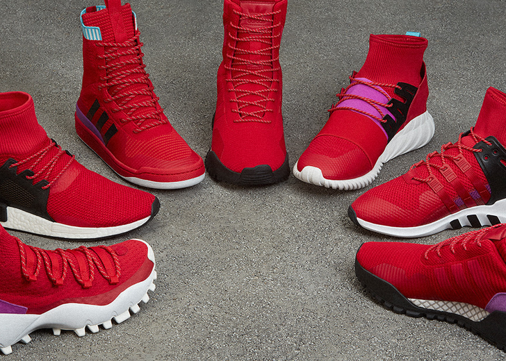 adidas Originals выпустит коллекцию красных кроссовок