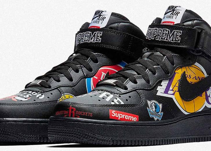 Первый взгляд: Supreme x Nike Air Force 1