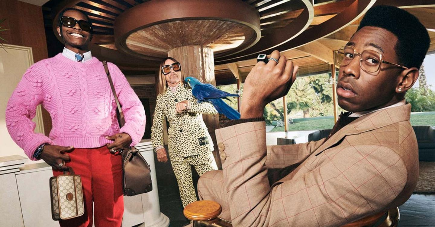 A$AP Rocky, Tyler, the Creator и Игги Поп снялись в кампейне Gucci