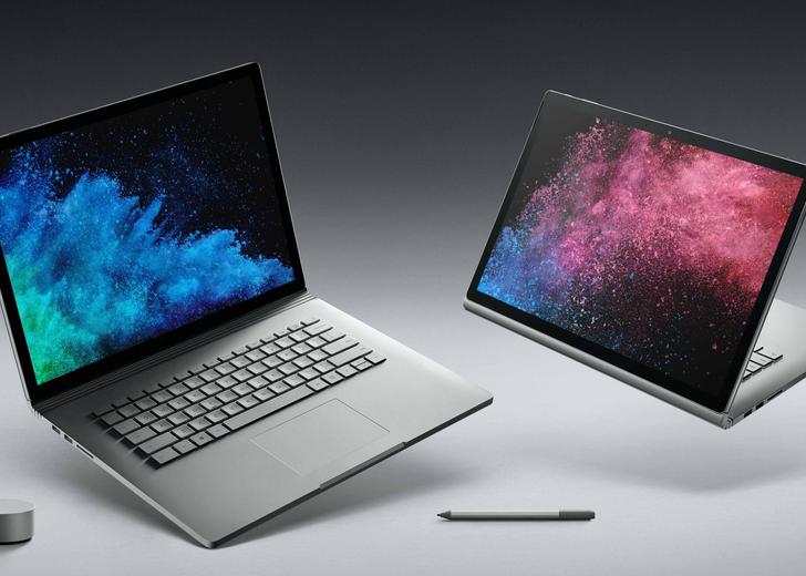 Microsoft представил Surface Book 2