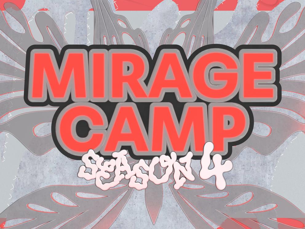 Айдентика четвертого сезону музично-освітнього кемпу Mirage Camp від DTF Magazine