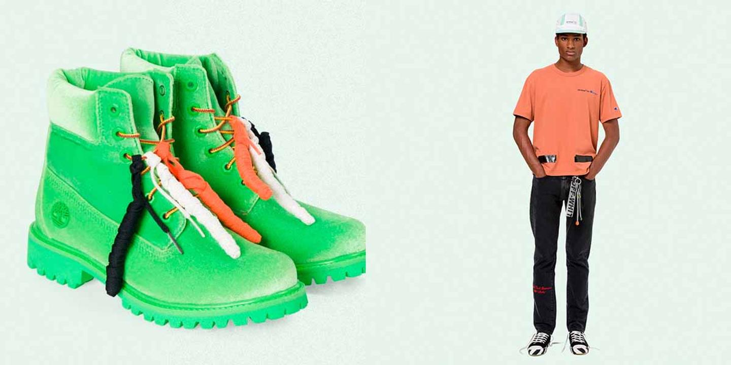Off-White выпустил часть коллекции и коллаборацию с Timberland