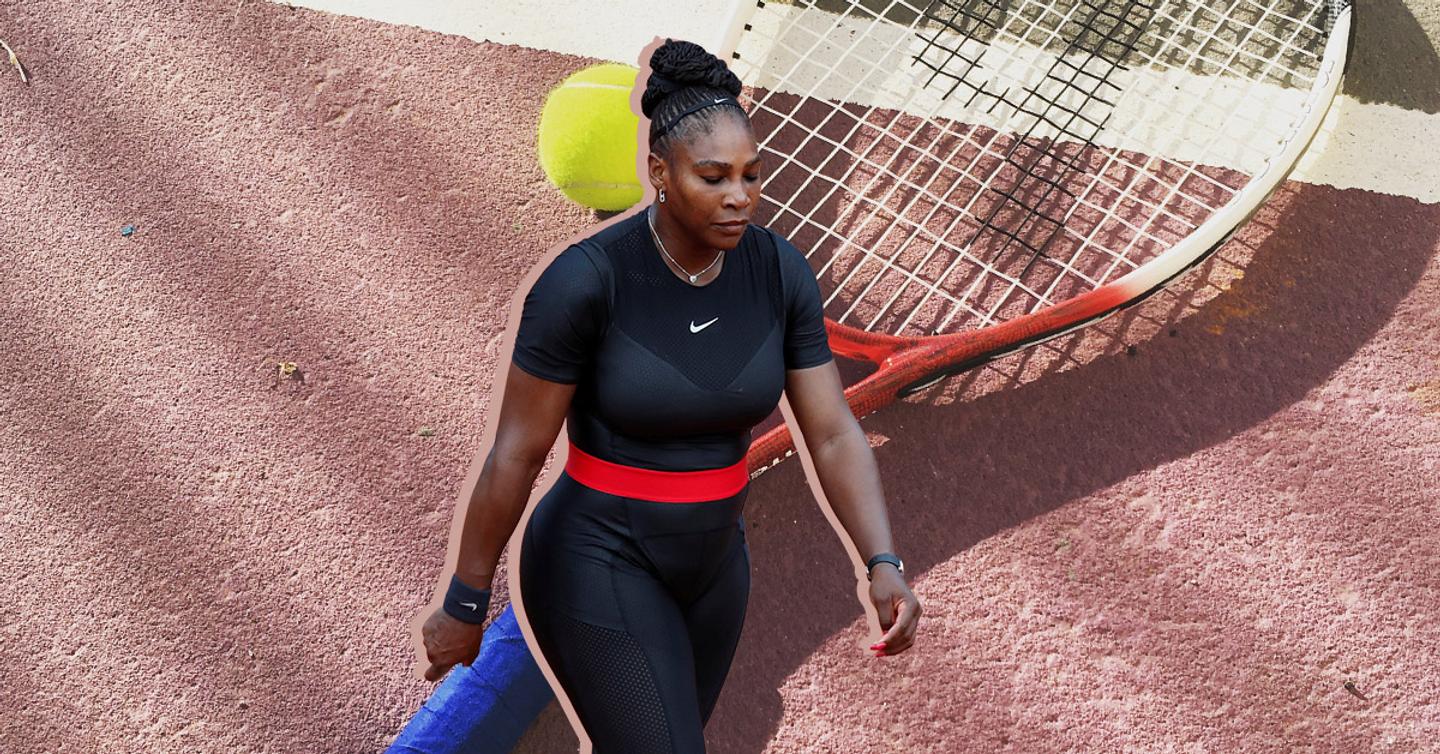 Серене Уильямс запретили играть в черном костюме Nike