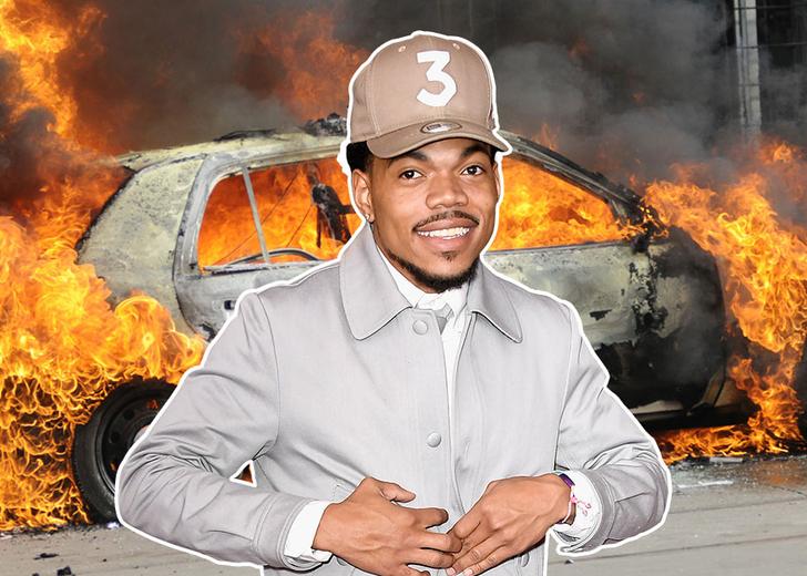 Chance the Rapper спас человека из горящей машины