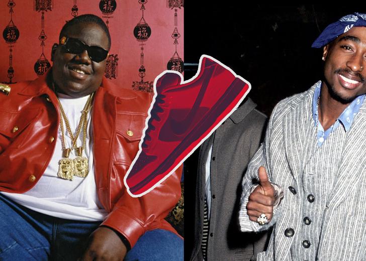 Nike SB работают над кроссовками «Biggie vs. Tupac»