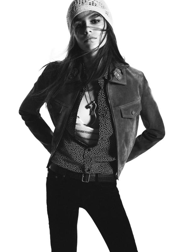 Saint Laurent Taps Kaia Gerber for Fall Campaign