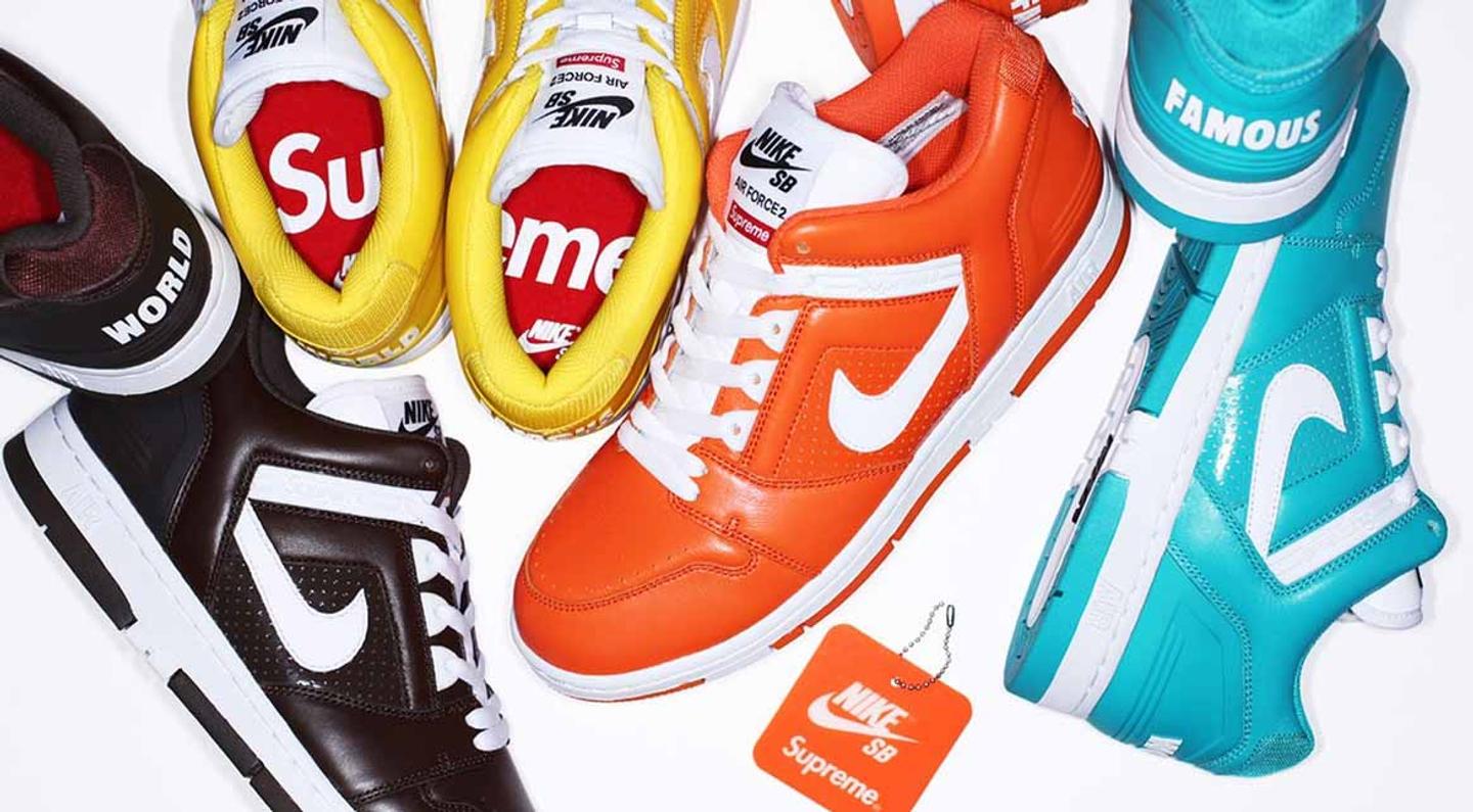 Supreme и Nike выпустят совместную модель кроссовок Nike SB Air Force 2