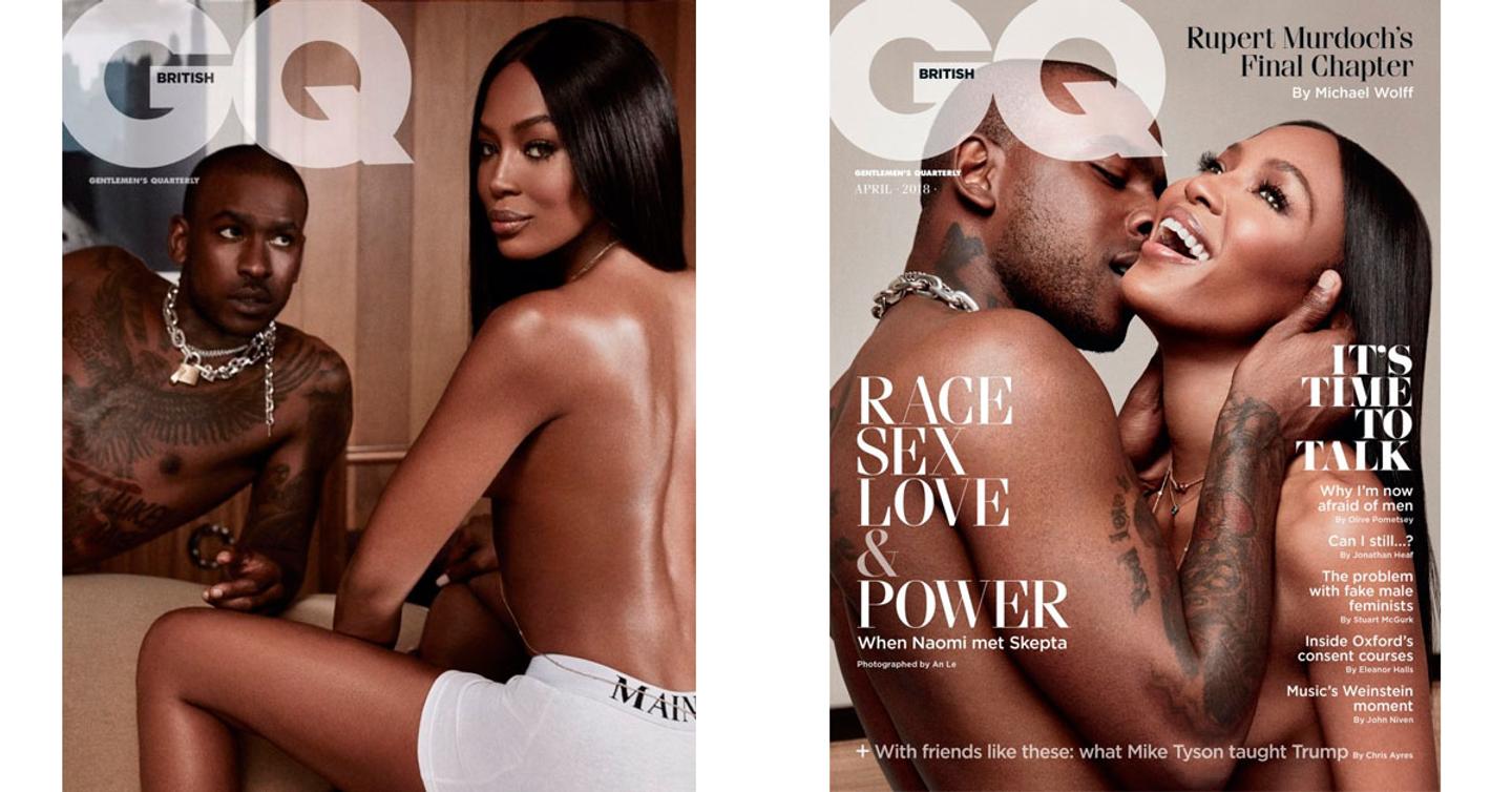 skepta_naomi_gq_header Наоми Кэмпбелл и Skepta снялись для обложки британского GQ