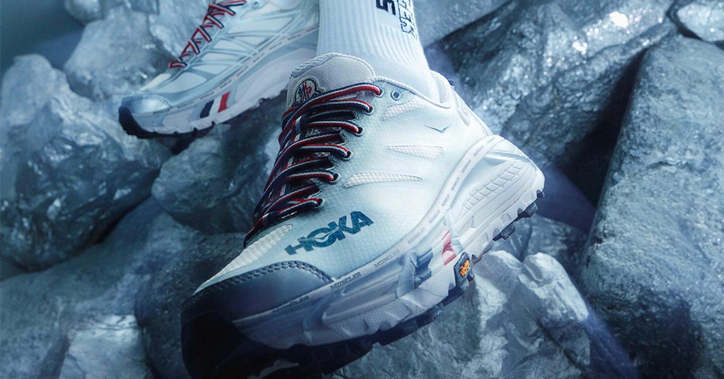 Французский бренд Hoka One One и Moncler выпустили совместные кроссовки