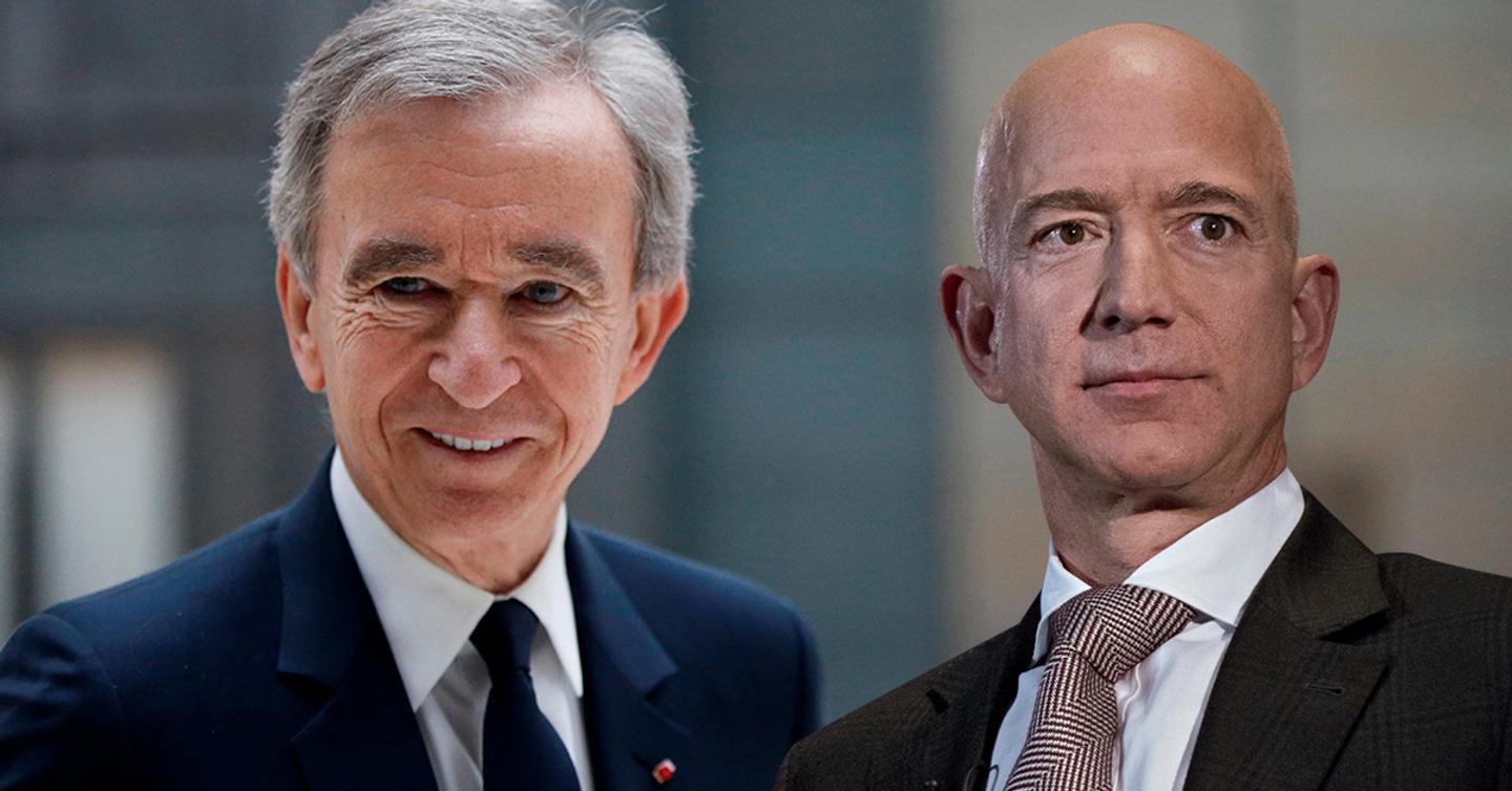 Арно против Безоса: Владелец Louis Vuitton будет бороться с фейками на Amazon