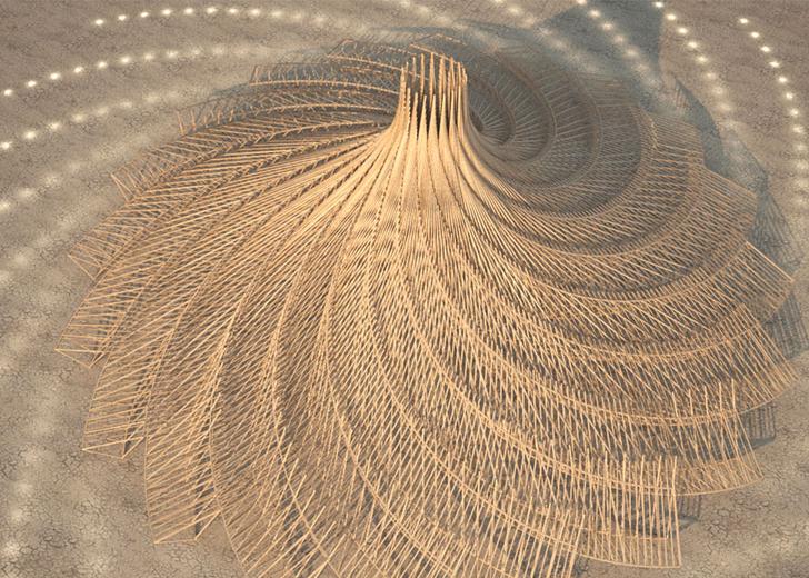 Как будет выглядеть главная скульптура Burning Man в 2018 году