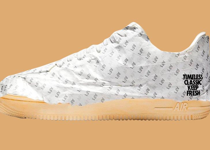 Nike выпустил кроссовки Air Force 1 в «обертке»