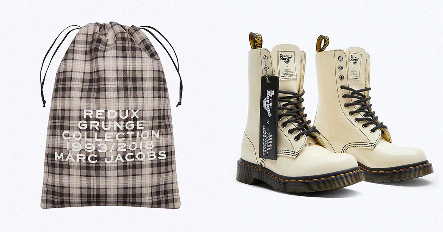 Первый взгляд: Коллаборация Dr. Martens и Marc Jacobs